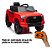 Mini Carrinho Elétrico Infantil 12v Tundra Vermelho Licenciado Com Luz Som E Controle Remoto Bivolt - Imagem 7