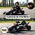 Mini Kart Elétrico Infantil 12v Formula-e Maclaren Preto Com Controle Remoto Luz Som Usb E 2 Velocidades Bivolt - Imagem 7