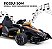 Mini Kart Elétrico Infantil 12v Formula-e Maclaren Preto Com Controle Remoto Luz Som Usb E 2 Velocidades Bivolt - Imagem 6