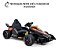 Mini Kart Elétrico Infantil 12v Formula-e Maclaren Preto Com Controle Remoto Luz Som Usb E 2 Velocidades Bivolt - Imagem 3