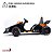 Mini Kart Elétrico Infantil 12v Formula-e Maclaren Preto Com Controle Remoto Luz Som Usb E 2 Velocidades Bivolt - Imagem 4