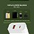 Carregador Ultra Rápido Bivolt 30W Portátil Para Smartphone Android e iPhone DualCharge USB-C + USB-A Branco - Mimo - Imagem 4