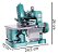 Máquina De Costura Overlock 150w Portátil 127v Com Acessórios Completa Para Acabamento Profissional - Imagem 2