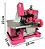 Máquina De Costura Overlock Importway Semi Industrial Rosa 150w Com Acessórios E Kit De Costura 127v - Imagem 2