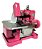 Máquina De Costura Overlock Importway Semi Industrial Rosa 150w Com Acessórios E Kit De Costura 220v - Imagem 1