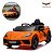 Mini Carro Elétrico Infantil 12v Corvette C8 Laranja Com Luz, Som, Controle Remoto E Licenciamento Oficial - Imagem 1