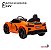 Mini Carro Elétrico Infantil 12v Corvette C8 Laranja Com Luz, Som, Controle Remoto E Licenciamento Oficial - Imagem 4