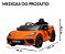 Mini Carro Elétrico Infantil 12v Corvette C8 Laranja Com Luz, Som, Controle Remoto E Licenciamento Oficial - Imagem 2