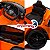 Mini Carro Elétrico Infantil 12v Corvette C8 Laranja Com Luz, Som, Controle Remoto E Licenciamento Oficial - Imagem 9