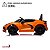 Mini Carro Elétrico Infantil 12v Corvette C8 Laranja Com Luz, Som, Controle Remoto E Licenciamento Oficial - Imagem 5