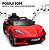 Mini Carro Elétrico Infantil 12v Corvette C8 Vermelho Com Luz, Som, Controle Remoto E Licenciamento Oficial - Imagem 6