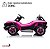 Mini Carro Elétrico Infantil 12v Volkswagen Buggy Rosa Importway Com Luz, Som E Controle Remoto Completo - Imagem 5