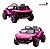Mini Carro Elétrico Infantil 12v Volkswagen Buggy Rosa Importway Com Luz, Som E Controle Remoto Completo - Imagem 8