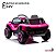 Mini Carro Elétrico Infantil 12v Volkswagen Buggy Rosa Importway Com Luz, Som E Controle Remoto Completo - Imagem 4
