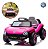 Mini Carro Elétrico Infantil 12v Volkswagen Buggy Rosa Importway Com Luz, Som E Controle Remoto Completo - Imagem 1