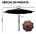 Ombrelone Articulado 2,70m Terracota Importway Com Led E Base Central Para Piscina E Área Externa - Imagem 2
