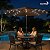 Ombrelone Articulado 2,70m Terracota Importway Com Led E Base Central Para Piscina E Área Externa - Imagem 7