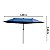 Ombrelone Guarda Sol Duplo 4,60m Azul Central Importway Para Piscina, Praia, Camping E Área Externa - Imagem 2