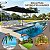 Ombrelone Guarda Sol Duplo 4,60m Preto Central Importway Para Piscina, Praia, Camping E Área Externa - Imagem 8