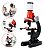 Microscópio Infantil Com 3 Níveis De Ampliação E Acessórios, Ideal Para Exploração Científica E Aprendizado Divertido - Imagem 1