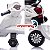 Mini Moto Elétrica Infantil 6v Branco Estilo Vespa Com Som, Luz, Movimentos Frente E Ré E Design Clássico Italiano - Imagem 9