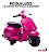 Mini Moto Elétrica Infantil 6v Rosa Estilo Vespa Com Som, Luz, Movimentos Frente E Ré E Design Clássico Italiano - Imagem 3