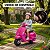 Mini Moto Elétrica Infantil 6v Rosa Estilo Vespa Com Som, Luz, Movimentos Frente E Ré E Design Clássico Italiano - Imagem 7
