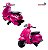 Mini Moto Elétrica Infantil 6v Rosa Estilo Vespa Com Som, Luz, Movimentos Frente E Ré E Design Clássico Italiano - Imagem 8