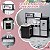 Cozinha Infantil Moderna Mdf Preta Com Geladeira, Fogão, Pia E Forno Brinquedo Realista Mini Chef Importway - Imagem 6