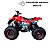 Quadriciclo Esportivo 125cc Vermelho C/ Ré Partida Elétrica Motor Potente Ideal P/ Aventura Trilhas Diversão Ao Ar Livre - Imagem 6