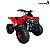 Quadriciclo Esportivo 125cc Vermelho C/ Ré Partida Elétrica Motor Potente Ideal P/ Aventura Trilhas Diversão Ao Ar Livre - Imagem 8