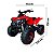 Quadriciclo Esportivo 125cc Vermelho C/ Ré Partida Elétrica Motor Potente Ideal P/ Aventura Trilhas Diversão Ao Ar Livre - Imagem 2