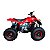 Quadriciclo Esportivo 125cc Vermelho C/ Ré Partida Elétrica Motor Potente Ideal P/ Aventura Trilhas Diversão Ao Ar Livre - Imagem 3