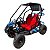 Mini Buggy Azul 110cc Importway A Gasolina Com 2 Assentos – Perfeito Para Aventura Infantil E Juvenil - Imagem 1