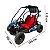 Mini Buggy Azul 110cc Importway A Gasolina Com 2 Assentos – Perfeito Para Aventura Infantil E Juvenil - Imagem 2