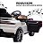 Mini Carro Elétrico Infantil 12v Porsche Cayenne Branco Com Controle, Luz, Som, Mp3 E Design Luxuoso - Imagem 6