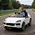 Mini Carro Elétrico Infantil 12v Porsche Cayenne Branco Com Controle, Luz, Som, Mp3 E Design Luxuoso - Imagem 10
