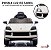 Mini Carro Elétrico Infantil 12v Porsche Cayenne Branco Com Controle, Luz, Som, Mp3 E Design Luxuoso - Imagem 3