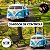 Mini Kombi Elétrica Infantil 6v Volkswagen Buzz Azul Com Controle, Led, Som Divertido, Mp3 E Painel Interativo - Imagem 7