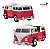 Mini Kombi Elétrica Infantil 6v Volkswagen Buzz Rosa Com Controle, Led, Som Divertido, Mp3 E Painel Interativo - Imagem 8