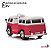 Mini Kombi Elétrica Infantil 6v Volkswagen Buzz Rosa Com Controle, Led, Som Divertido, Mp3 E Painel Interativo - Imagem 4