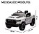 Mini Carro Elétrico Infantil 12v Dodge Ram 1500 Branco Com Som, Luzes Led, Controle Remoto E Funções De Velocidade - Imagem 2