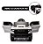 Mini Carro Elétrico Infantil 12v Dodge Ram 1500 Branco Com Som, Luzes Led, Controle Remoto E Funções De Velocidade - Imagem 7