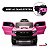 Mini Carro Elétrico Infantil 12v Dodge Ram 1500 Rosa Com Som, Luzes Led, Controle Remoto E Funções De Velocidade - Imagem 7