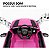 Mini Carro Elétrico Infantil 12v Dodge Ram 1500 Rosa Com Som, Luzes Led, Controle Remoto E Funções De Velocidade - Imagem 6