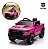 Mini Carro Elétrico Infantil 12v Dodge Ram 1500 Rosa Com Som, Luzes Led, Controle Remoto E Funções De Velocidade - Imagem 1