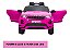 Mini Carro 12v Range Rover Evoque Infantil Rosa Com Controle, Led, Som, Rádio Fm, Usb, Mp3 E Partida Com Chave - Imagem 4