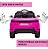 Mini Carro 12v Range Rover Evoque Infantil Rosa Com Controle, Led, Som, Rádio Fm, Usb, Mp3 E Partida Com Chave - Imagem 3