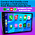 10x Central Multimídia Automotiva MP5 9 Polegadas Slim Full Touch com CarPlay e Android Auto Com e Sem Fio - H-Tech - Imagem 3