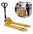 Paleteira Manual Profissional 2.5 Ton Rodas Duplas Perfeita Para Manuseio Rápido E Seguro De Paletes Pesados - Imagem 1